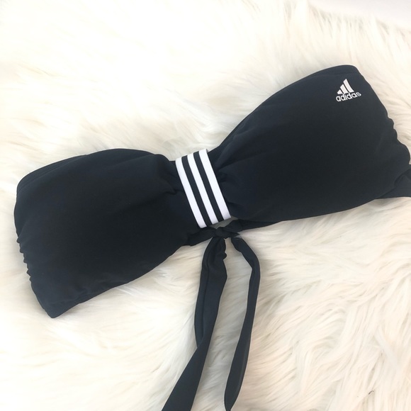 adidas Other - Adidas Black White Strapless Bikini Swimsuit Top